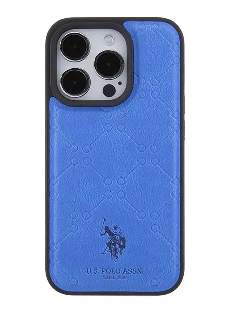 iPhone 15 Pro Case PU Leather HS Pattern - Blue - pzsku/ZA0C6F866392EAB8D67C3Z/45/_/1735810542/3145aefa-6df6-4d3d-b0ae-a7827c4afb6e