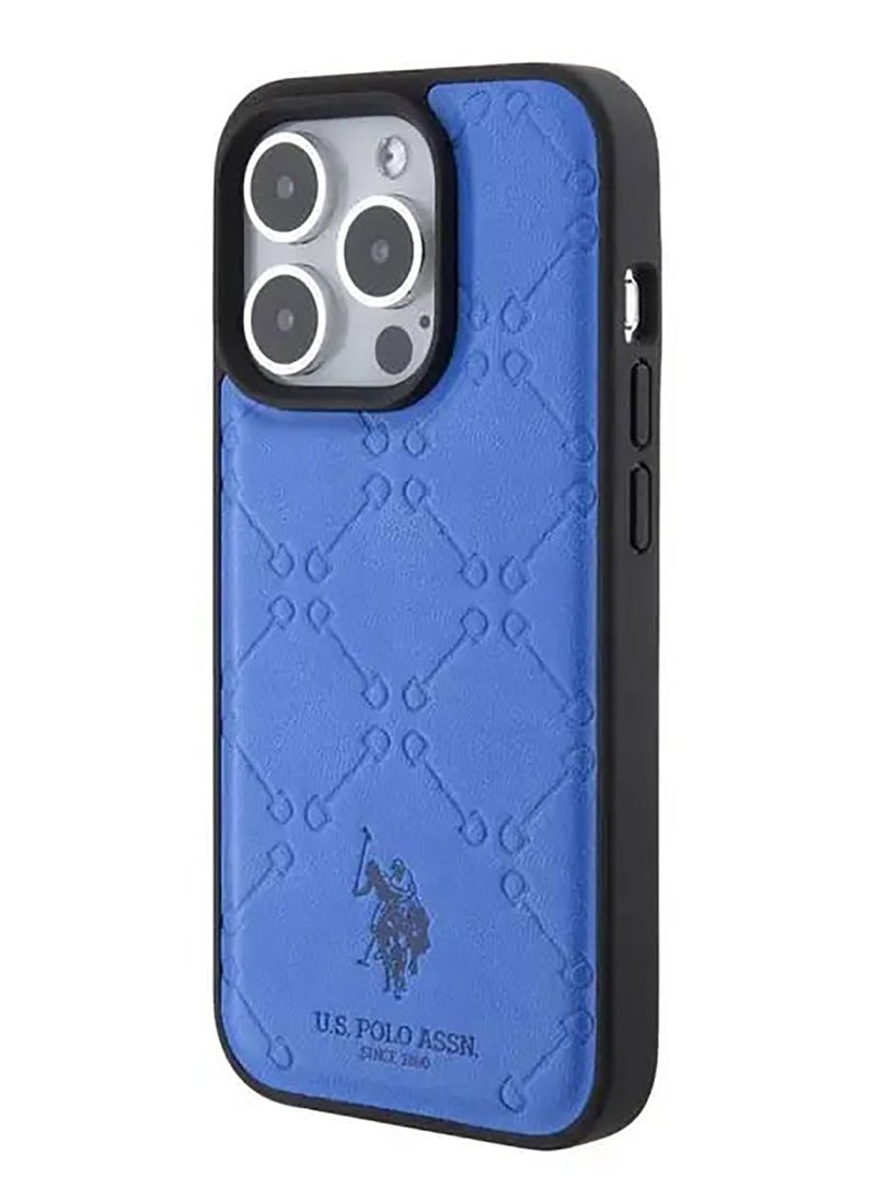 iPhone 15 Pro Case PU Leather HS Pattern - Blue - pzsku/ZA0C6F866392EAB8D67C3Z/45/_/1735810548/df5d81bc-a00e-4834-a59b-6d5f511f6e96