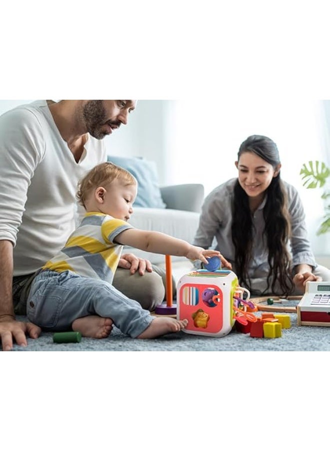 Bibi-inn 7-in-1 Montessori Baby Activity Cube – Educational Learning Center for Toddlers - Image 2