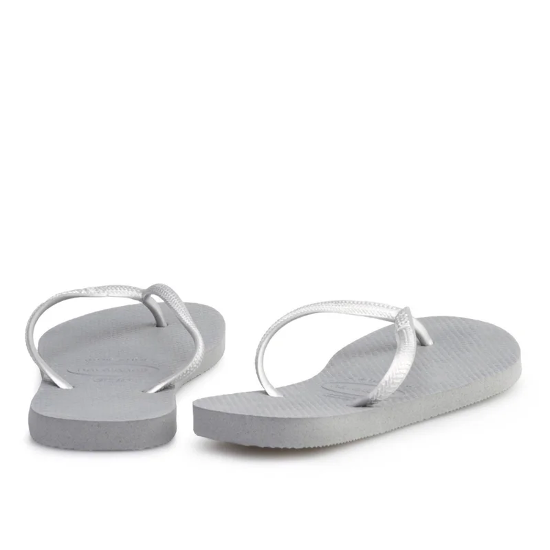 havaianas Flip Flops Daily Women's Slippers Gray Leather