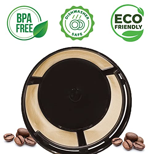 BRENSTEN 4 Cup Reusable Filter Basket With Closed Bottom Fits MrCoffee Coffee Maker and Brewer - Permanent Filter Replacement Compatible With Mr Coffee Gold Basket-Style Filters 1-Pack - Image 3