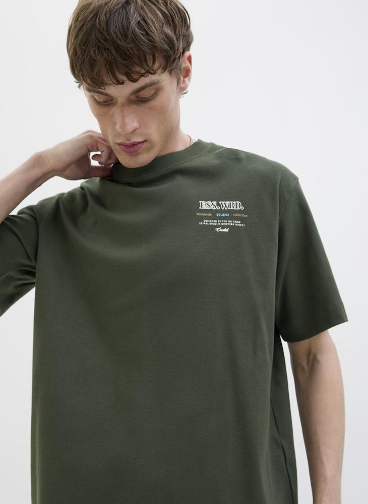 JACK & JONES Edge Studio Regular Fit Crew Neck T-Shirt - Image 5