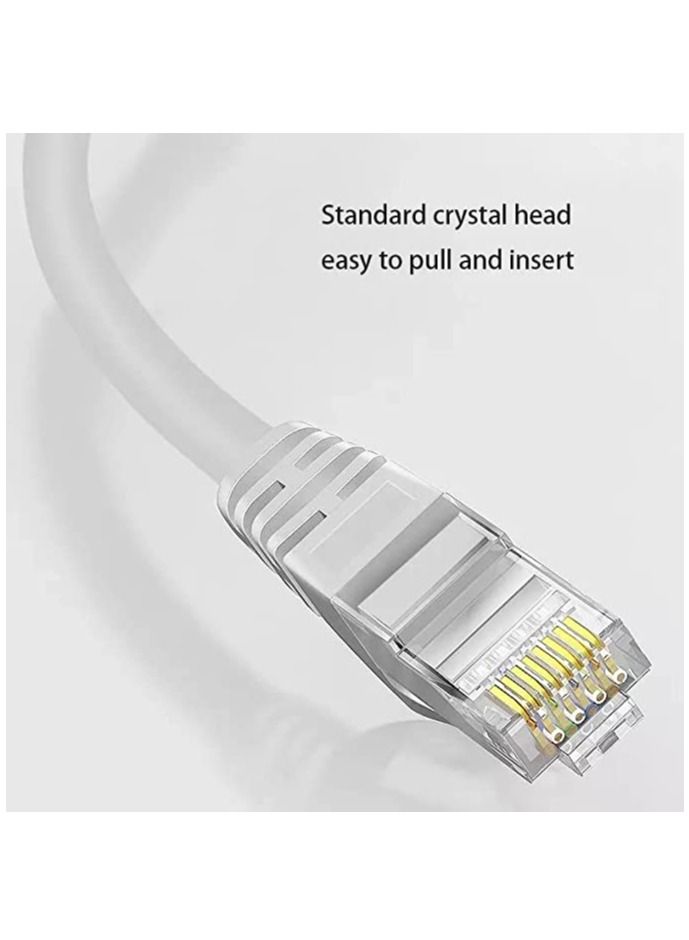 ليدين عالية السرعة (10 متر / 32.8 قدم) كابل RJ45 Cat 6 إيثرنت باتش كابل LAN متوافق مع PS4 PS3 Nintendo Switch Raspberry Pi 4 Smart TV Computer Modem Router رمادي - Image 5