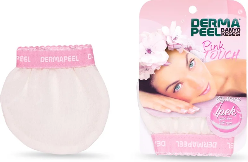 ديرمابيل Natural Silk Bath Scrub Pink Touch Facial Scrub Set