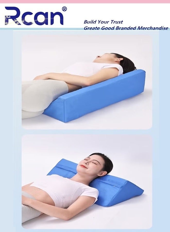 Rcan Wedge Pillow Body Position Wedges Back Positioning Elevation Pillow Case Pregnancy Bedroom Eevated Body Alignment Ankle Support Pillow Leg Bolster - Image 2