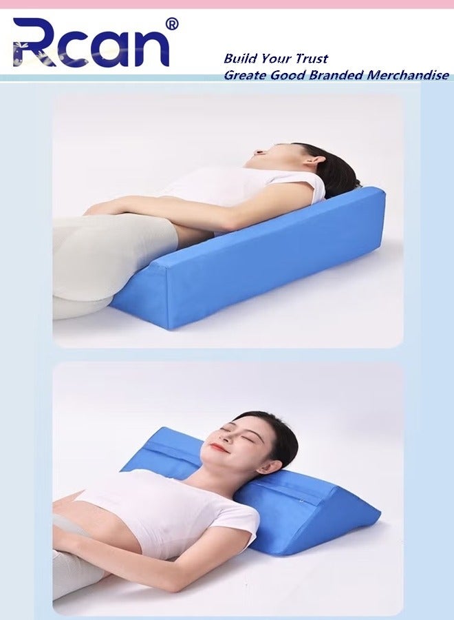 Rcan Wedge Pillow Body Position Wedges Back Positioning Elevation Pillow Case Pregnancy Bedroom Eevated Body Alignment Ankle Support Pillow Leg Bolster - Image 3