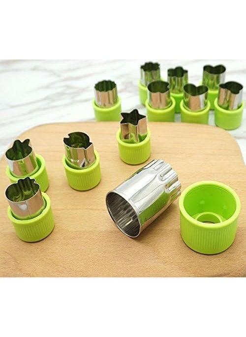 Gopinath Autolink Gopinath Autolink 12Pcs Stainless Steel Cookie Cutter Shapes Set Fruit Cutter Shapes Embossing Mold Bread Sandwich Cutter for Kitchen Kids Baking and Food  - Image 3