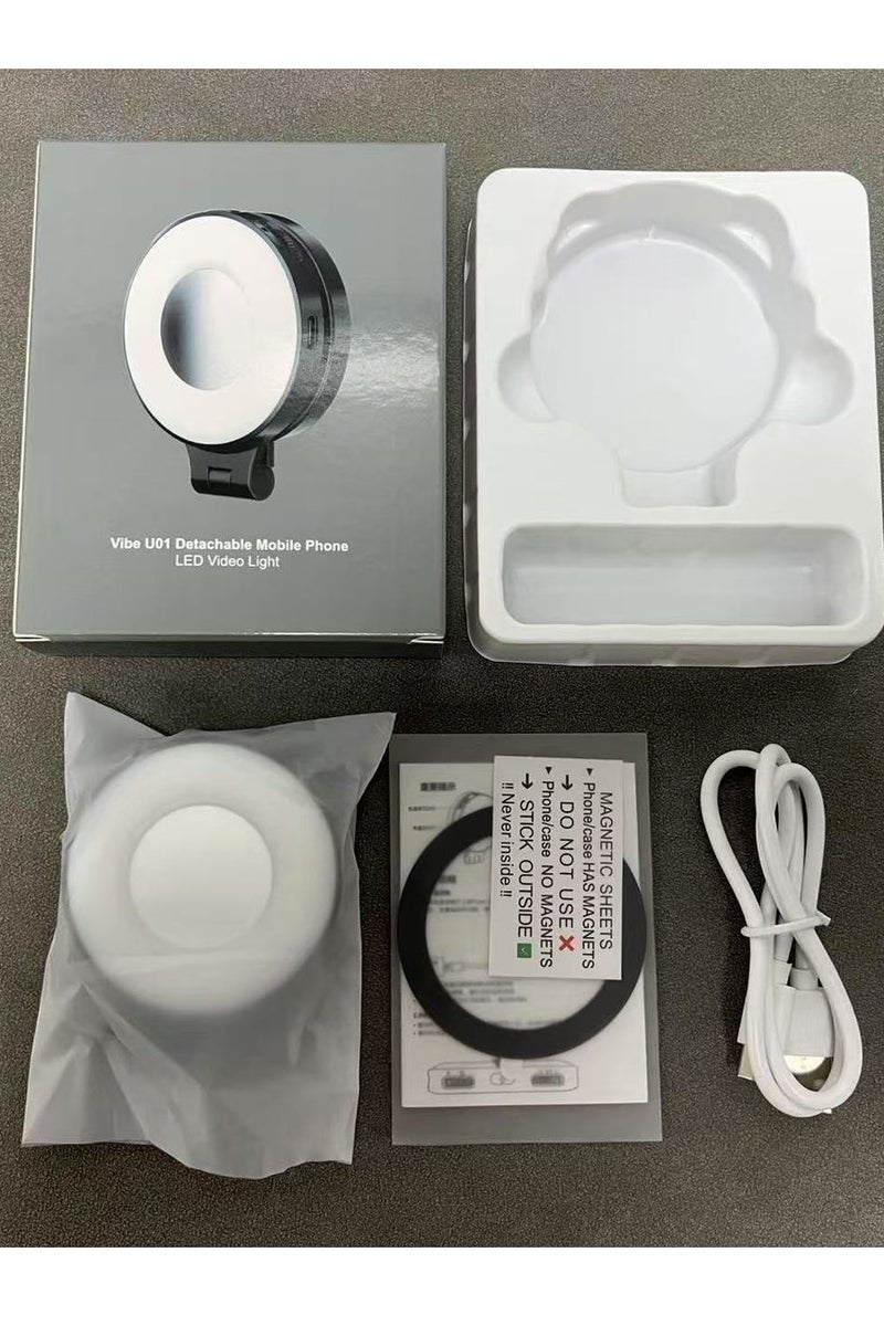 Magnetic Fill Light Complementary Light Portable Selfie Photography pocket Light - Image 1