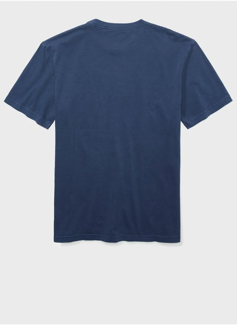 American Eagle Logo Graphic Crew Neck T-Shirt