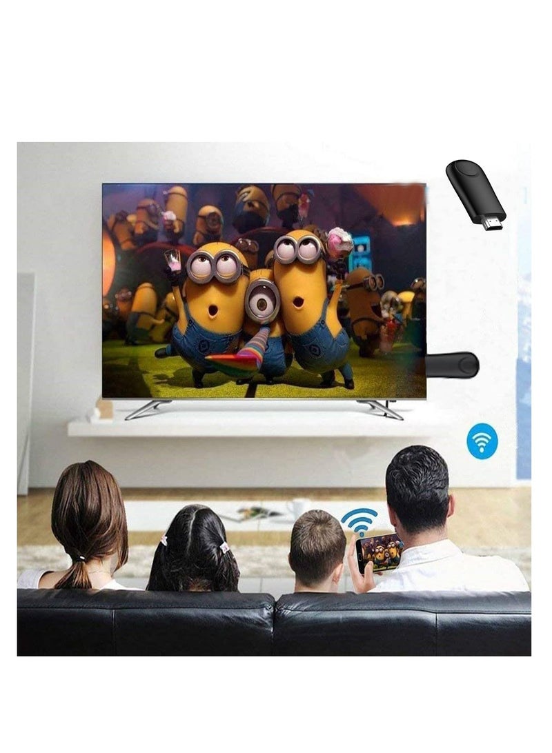 Wireless HDMI Transmitter and Receiver, Wireless HDMI Display Adapter, 1080P HDMI Screen Mirroring Adapter Streaming Client for i-Phone/i-Pad/Android/iOS/Windows/PC to HD TV/Monitor/Projector - Image 2