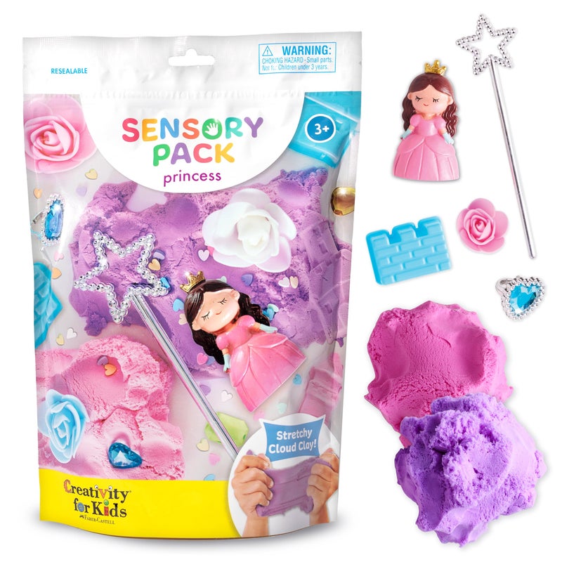 Creativity for Kids Sensory Pack: Princess - Calm Down Corner and Sensory Bin Filler Supplies, Car Activities for Kids, Princess Gifts for Girls, Sensory Toys for Toddlers (Ages 3+) - Image 1
