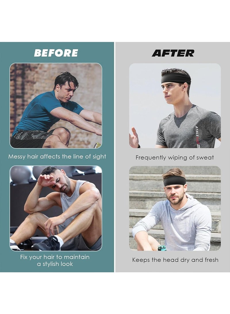 يالونج مرونة المضادة للانزلاق حزام الرأس ينطبق على الرياضة تشغيل اللياقة البدنية كرة السلة والتنس واليوغا - Image 4