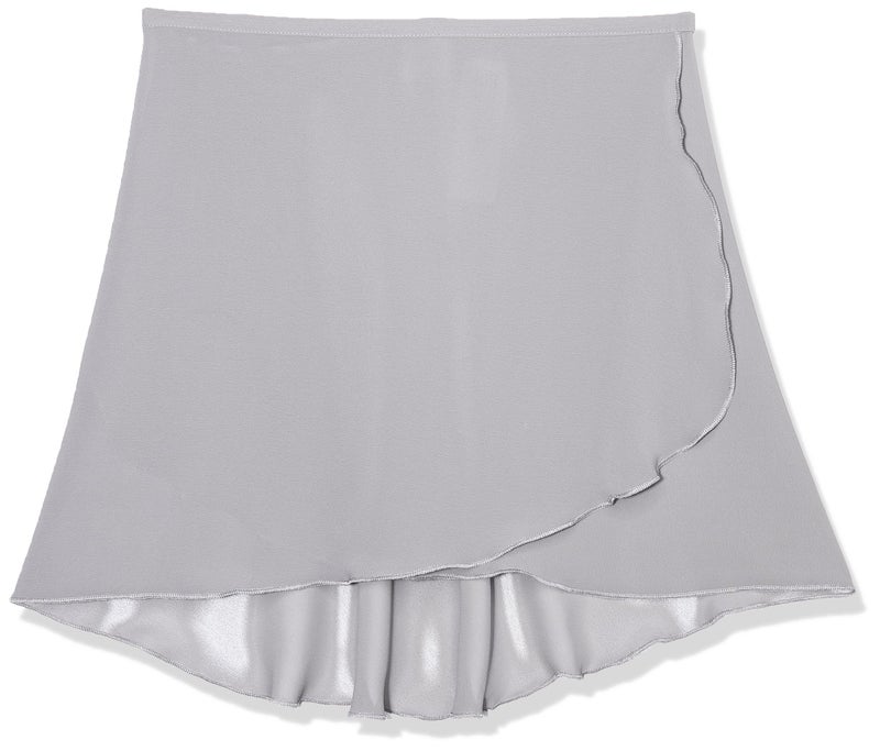 Bloch Dance Women's Vera Georgette Ballet Wrap Skirt, Grey, One Size - Image 5