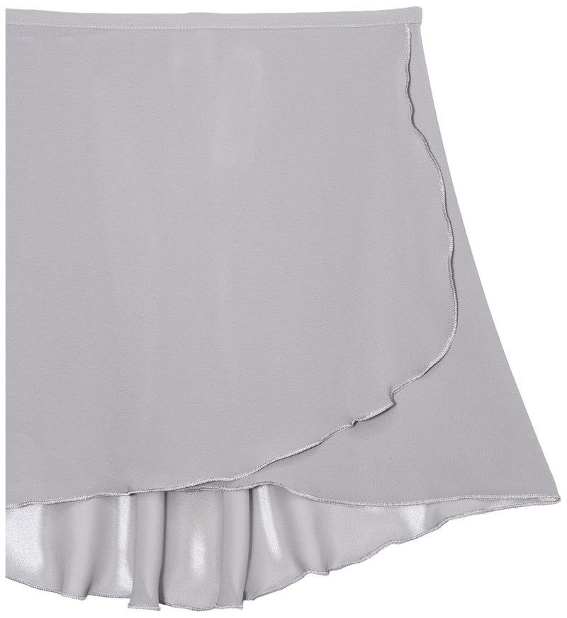 Bloch Dance Women's Vera Georgette Ballet Wrap Skirt, Grey, One Size - Image 2
