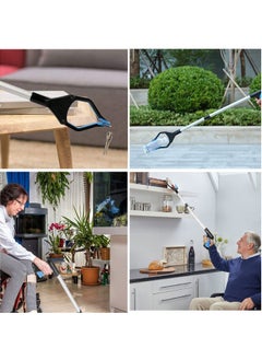 GUSGU 80cm Long Trash & Garbage Picker Grabber, Lightweight Aluminium & Rustproof, Litter Pick Up Stick, Trash Tong, Reaching Assist Tool, Reacher Tool for Elderly, Garden Nabber, Arm Extension  - Image 4