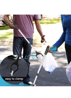 GUSGU 80cm Long Trash & Garbage Picker Grabber, Lightweight Aluminium & Rustproof, Litter Pick Up Stick, Trash Tong, Reaching Assist Tool, Reacher Tool for Elderly, Garden Nabber, Arm Extension  - Image 5