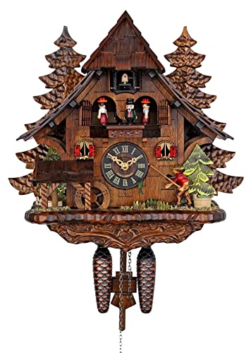 Engstler Quartz Cuckoo Clock The Successful Fisherman - Image 1