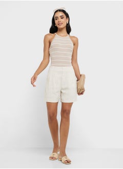 ONLY Onlgemma Sl Scallop Stripe O-Neck Knt  - Image 4