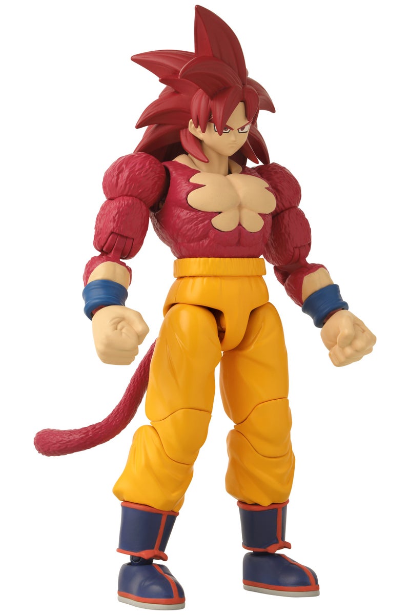 Bandai Dragon Ball Stars Super Saiyan 4 Goku Daima Version 6.5-Inches | Collectible Action Figure | Display Figure | Interchangeable Hands | Perfect Gift for Collectors, Manga & Anime Lovers! - Image 3