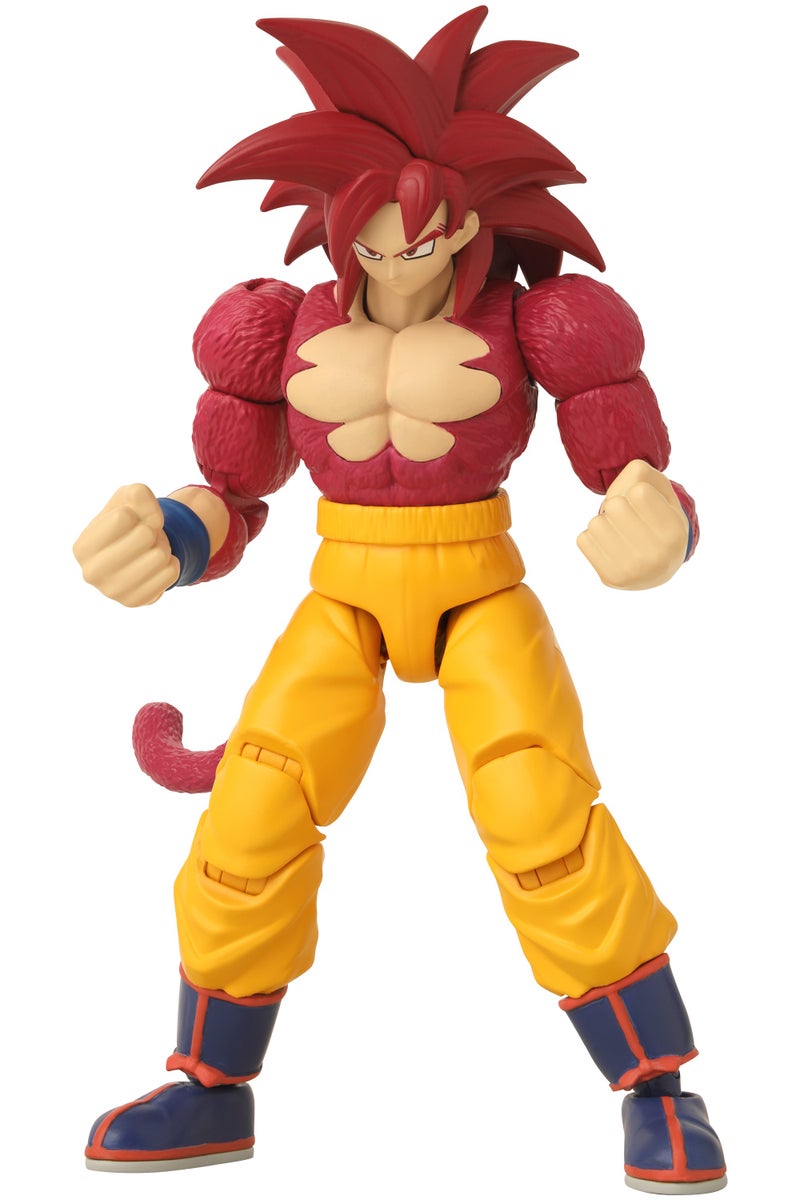 Bandai Dragon Ball Stars Super Saiyan 4 Goku Daima Version 6.5-Inches | Collectible Action Figure | Display Figure | Interchangeable Hands | Perfect Gift for Collectors, Manga & Anime Lovers! - Image 4
