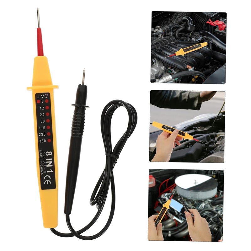 قلم اختبار الجهد للسيارات، كاشف دوائر متعدد الوظائف للقياسات الكهربائية - Image 3