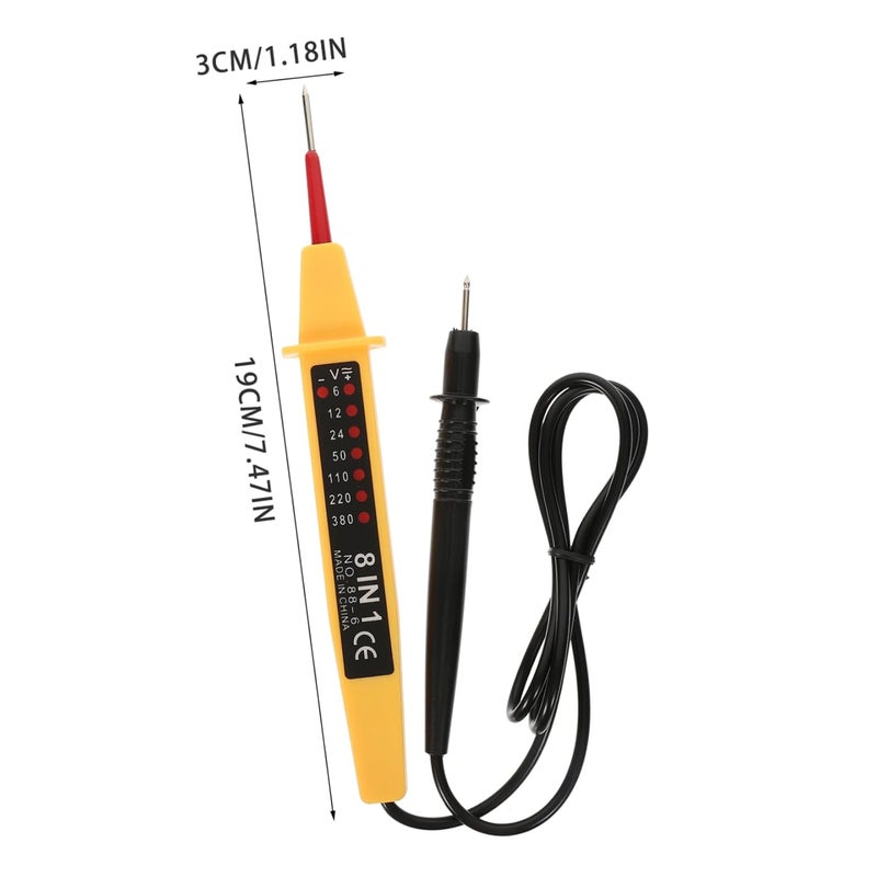 قلم اختبار الجهد للسيارات، كاشف دوائر متعدد الوظائف للقياسات الكهربائية - Image 4
