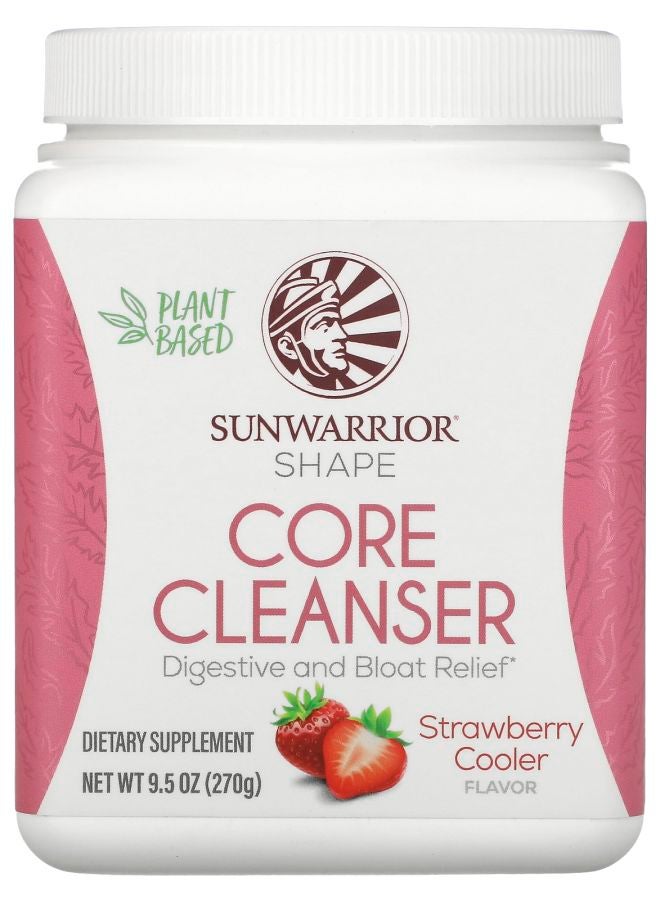 Sunwarrior Shape Core Cleanser Strawberry Cooler 9.5 oz (270 g) - Image 1
