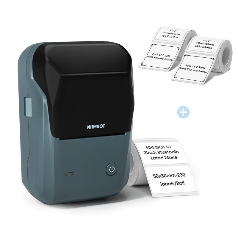 NIIMBOT طابعة الملصقات الحرارية بدون حبر NIIMBOT B1 - حل سهل لتسمية الأعمال - Image 1