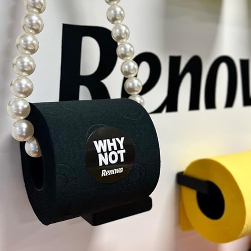 Renova Roll-Lux Gift Box 3 Rolls Colored Toilet Paper - Vibrant Multicolor Collection - Soft & Absorbent - Ideal for Special Occasions, Birthday & Home Decor (Black) - Image 3