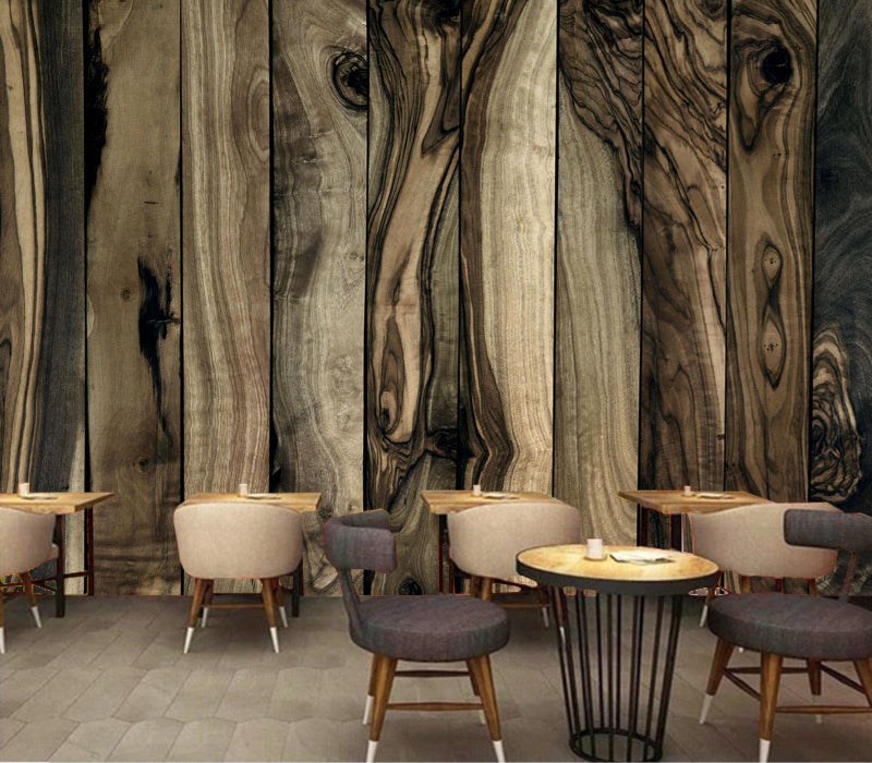 Cliouar-Wood Block Texture Background Mural Wallpaper Peel and Stick 90" x 67" - Image 4