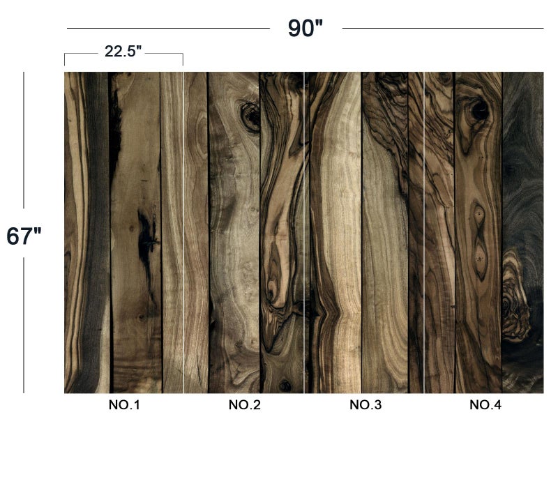 Cliouar-Wood Block Texture Background Mural Wallpaper Peel and Stick 90" x 67" - Image 5