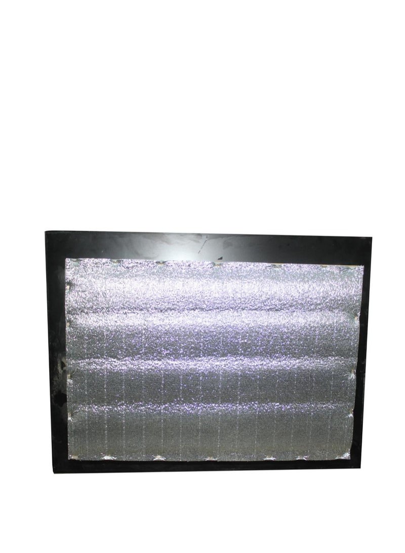 Decorative window air conditioner cover to cover the wall, made of wood, Black color - Image 3