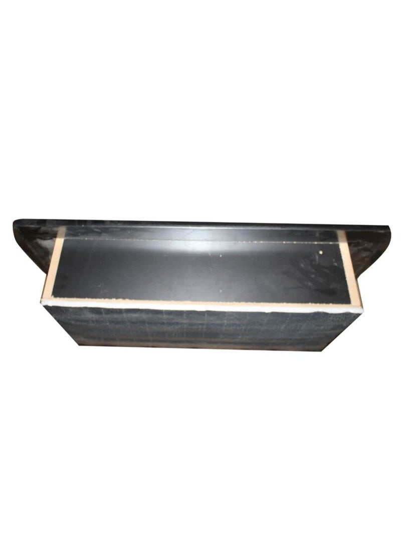 Decorative window air conditioner cover to cover the wall, made of wood, Black color - Image 4