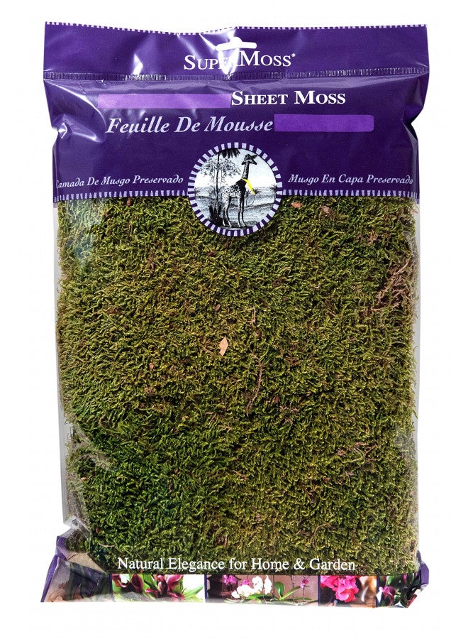 SuperMoss (21582) Sheet Moss Dried, Natural, 8oz - Image 1