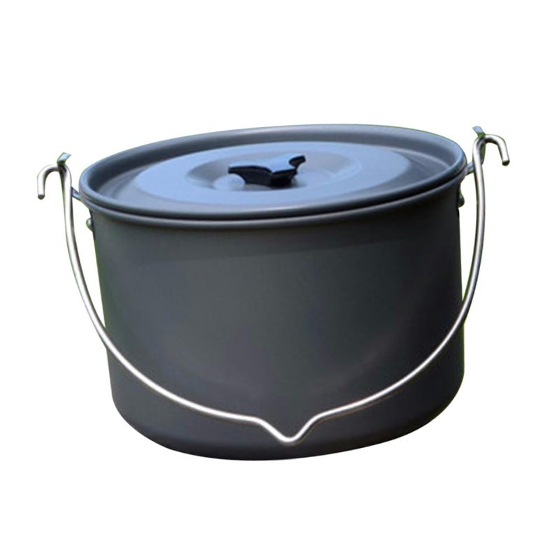 Non Stick Camping Pot With Anti Scald Handle For Outdoor Hiking Picnic Tripod Compatible - Image 2