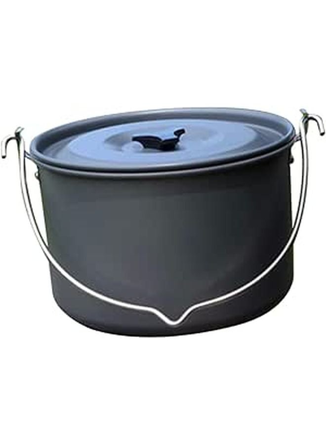 Non Stick Camping Pot With Anti Scald Handle For Outdoor Hiking Picnic Tripod Compatible - Image 1