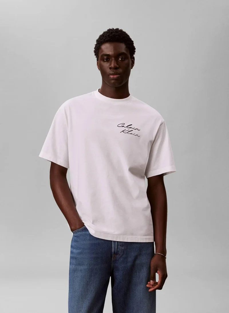 Relaxed Script Logo T-Shirt