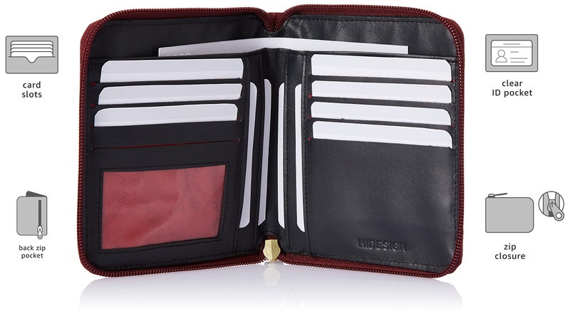 Hidesign Women's Leather Zip Around Wallet - Image 3