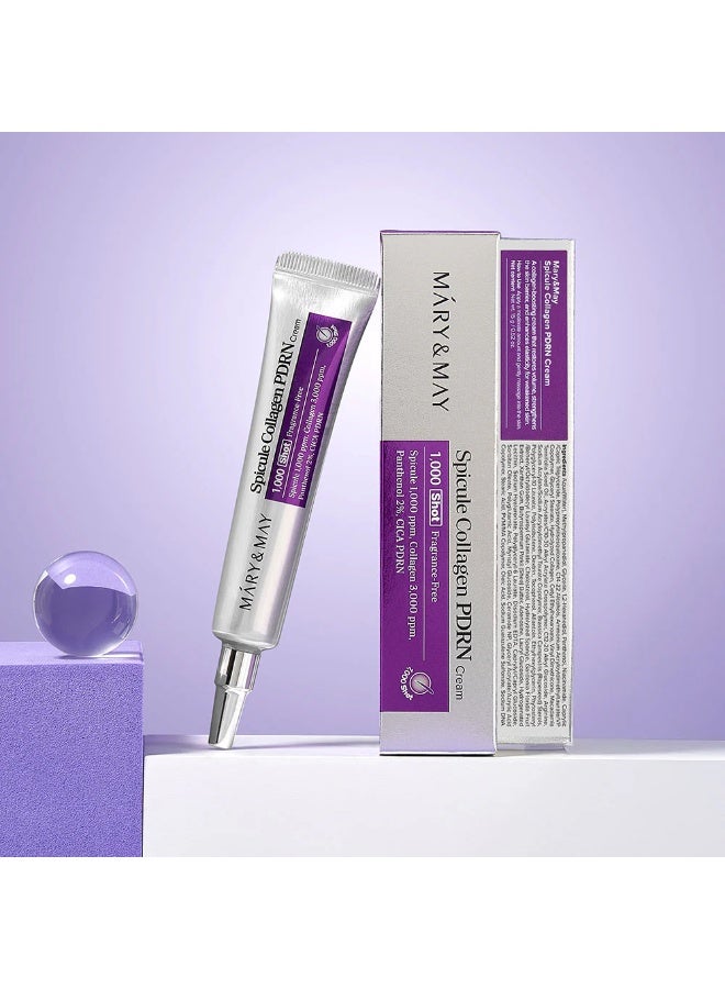 MARY & MAY Mary&May - Spicule Collagen PDRN Cream 15g - Image 1