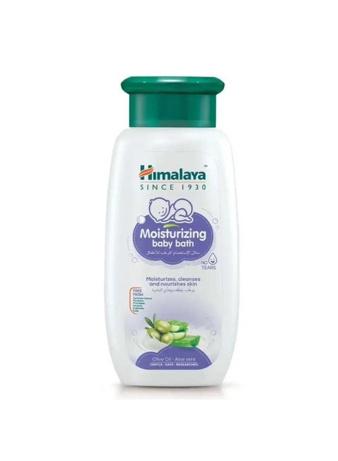 Himalaya 2 Piececs of Moisturizing Baby Bath With Olive Oil And Aloe Vera 400 ml - Image 2