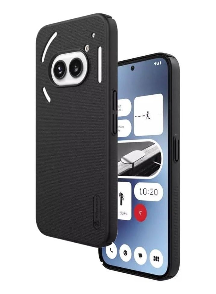 Nillkin Super Frosted Shield Pro Matte All-Round Protection Anti-scratch Slim Luxury PC Hard Protection Back Cover for Nothing Phone 2A 2024 Black