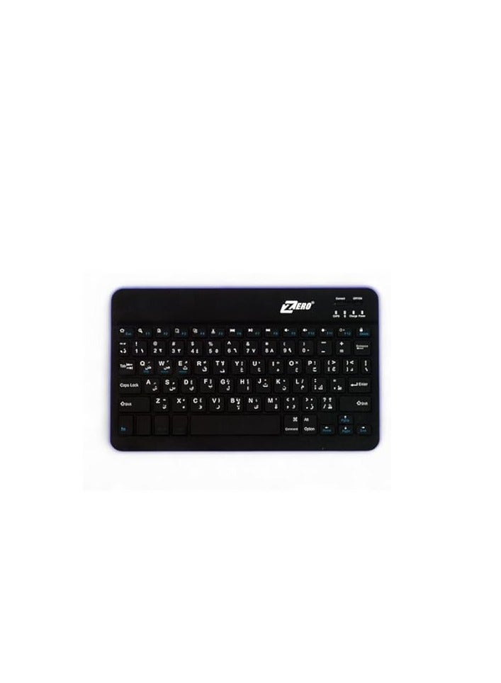 Zero Bluetooth Wireless Keyboard ZR-3030 English and Arabic, very small size, works on mobile devices, tablets and laptops - Image 3
