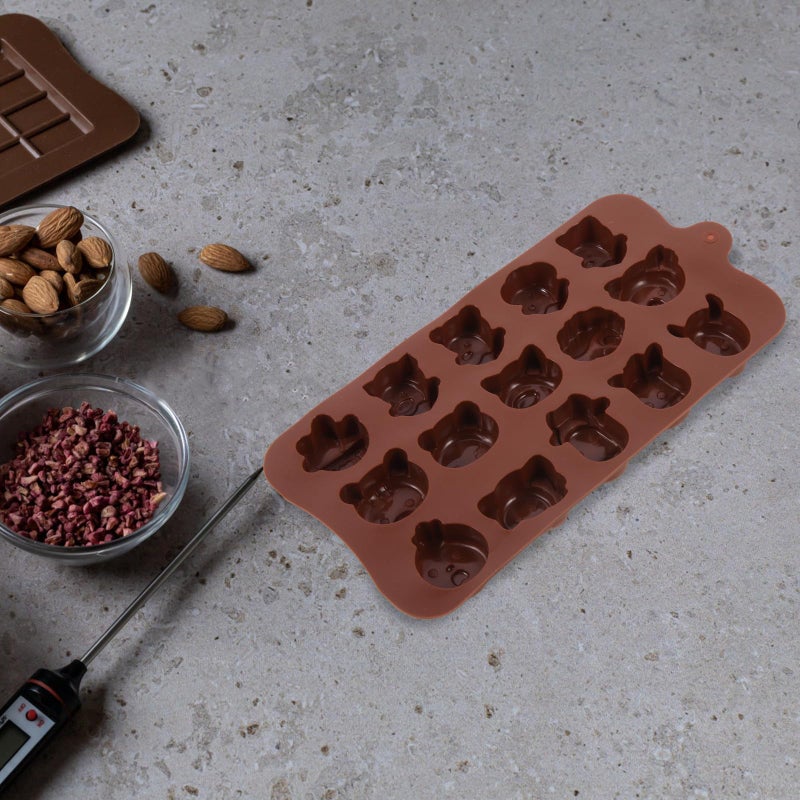 3Pcs Silicone Chocolate Molds Non Stick Flexible Baking Candy Making Tools - Image 5