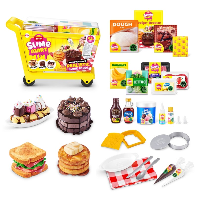 Zuru - Slime Mart Shopping Cart DIY Food Slime Playset with Over 40 Ingredients - 15907 - Image 1