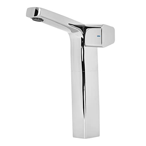 Hindware Italian Collection F530002CP Starc Pillar Type Tall Water Tap, Wash Basin Tap, Brass with Premium Chrome Finish and Foam Flow - Image 2