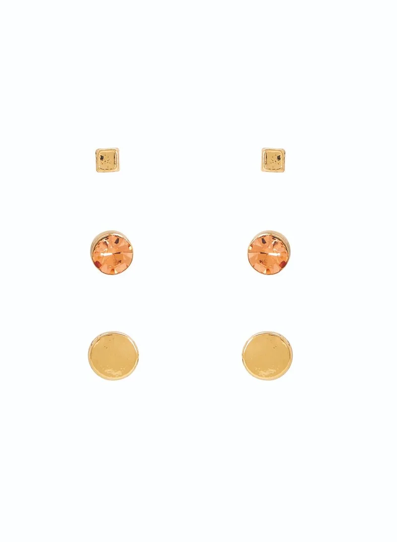 AMICA Set of 3 Studs Earrings