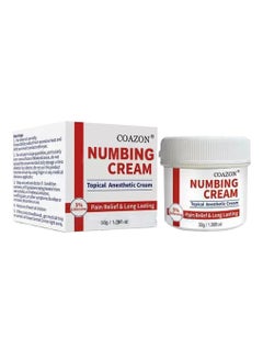 Numbing Cream , Topical Anesthetic Cream For Tattoo Laser Piercing Waxing , Relieves of Local Discomfort Itching Pain Soreness or Burning 30g