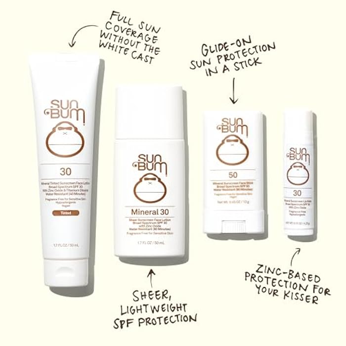 Sun Bum Mineral SPF 30 Face Sunscreen Lotion - Broad Spectrum and Fragrance Free Moisturizing Facial Sunscreen - Hawaii 104 Act Compliant (Without Octinoxate & Oxybenzone) - Travel Size - 1.7 oz - Image 5