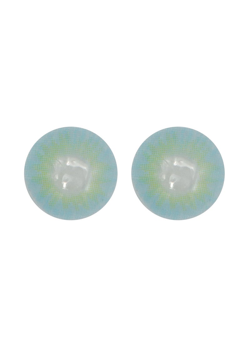 MAROOF - MAROOF Daily Wear and Reusable Soft Colored Contact Lenses Sky Blue - Image 1
