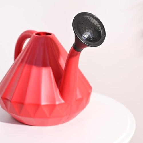 UGAOO 5 Litre Large Ripple Plant Watering Can for Garden (Red) - Image 4